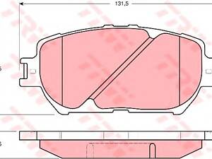 Гальмівні колодки TRW