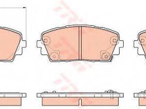 Гальмівні колодки TRW GDB3535 на KIA MORNING (TA)