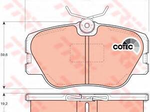 Гальмівні колодки TRW GDB818 на MERCEDES-BENZ 190 седан (W201)