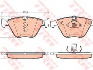 Гальмівні колодки TRW GDB2021 на BMW 1 купе (E82)