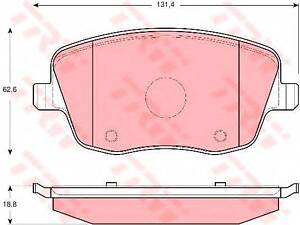 Гальмівні колодки TRW GDB1414 на SEAT IBIZA V (6J5, 6P5)