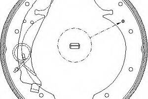 Гальмівні колодки зад. 405/Berlingo/Partner/Xsara (96-21)