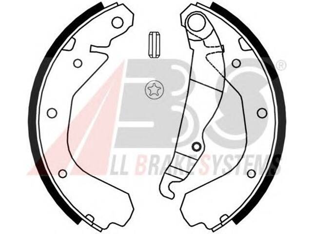 Тормозные колодки зад. Astra/Corsa/Kadett/Nova (85-99)