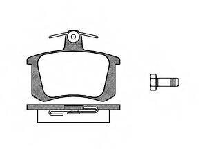 Гальмівні колодки зад. Audi A4A6A8 1.6- 4.2 94-01 WOKING P035320 на AUDI 4000 (81, 85, B2)