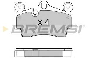 Тормозные колодки зад. Audi Q7/Touareg/Cayenne (Brembo) (112,2x73,2x16,2)