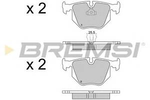 гальмівні колодки зад. BMW 3(E46)/7(E38)/X5(E53) 94-11 (ATE) (123x59,4x17,3)