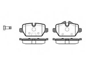 Гальмівні колодки зад. BMW 3(E90)1(E81) 04-13 (TRW) WOKING P1032300 на MINI CROSSOVER (R60)