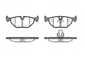 Гальмівні колодки зад. BMW 5 (E39) 96-03