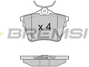 Тормозные колодки зад. C5 III407607 00- BREMSI BP3183 на PEUGEOT 607 седан (9D, 9U)