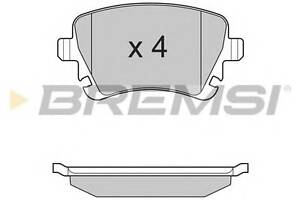 Гальмівні колодки зад. Caddy III/Golf V/Audi A4 03-