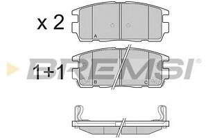 Гальмівні колодки зад. Chevrolet Captiva 06- (akebono)