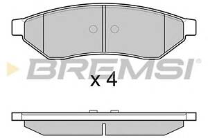 гальмівні колодки зад. Chevrolet Epica 06- (akebono)