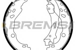 Гальмівні колодки зад. Citroen C2,C3 02- / (Bosch)