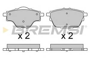 гальмівні колодки зад. Citroen C4/Peugeot 308 II 13- (Bosch) (106x51,9x16,7)