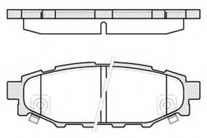 Гальмівні колодки зад. Forester/Impreza/Legacy/Outback09-