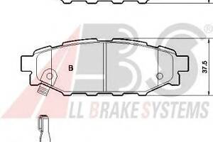 Тормозные колодки зад. Forester/Impreza/Legacy/Outback09-