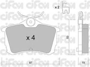 тормозные колодки зад. Honda Accord 98-08 (TRW)