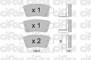 Гальмівні колодки зад. Honda CR-V 07- (bosch)