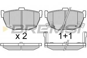 Гальмівні колодки зад. Hyundai Accent 94-05 (sumitomo)