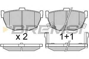 Тормозные колодки зад. Hyundai Accent 94-05 (sumitomo)