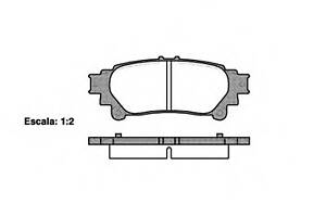 Гальмівні колодки зад. Lexus RX 08-15/Toyota Prius 09- (akebono)