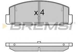 Гальмівні колодки зад. Mazda 6 02-13 (akebono)