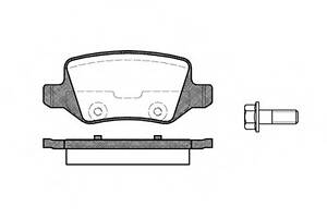 Гальмівні колодки зад. MB A-class (W168/W169) 97-12 (TRW)