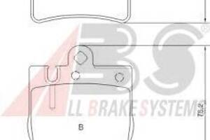 Тормозные колодки зад. MB C/E-класс (W202/210) (ATE)/(W211) 4Matic