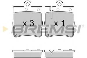 тормозные колодки зад. MB C/E-класс (W202/210) (ATE)/(W211) 4Matic