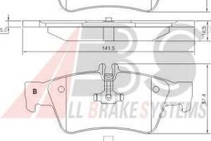 Тормозные колодки зад. MB E/S-класс (W211/W212/W220/W221) 99-