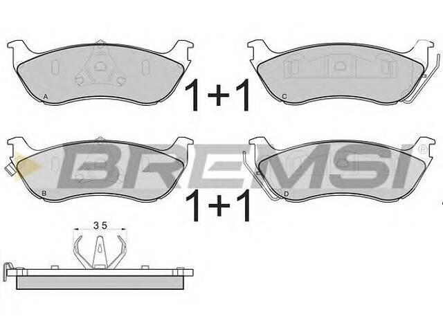 тормозные колодки зад. MB M-Class (W163) 98-05 (Bosch)