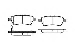 Гальмівні колодки зад. Nissan Pathfinder 05- (Tokico)