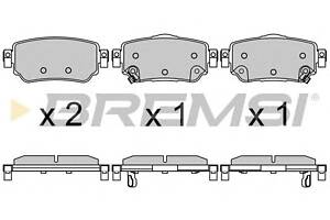 Гальмівні колодки зад. Nissan X-Trail/Qashqai II 13- (TRW)