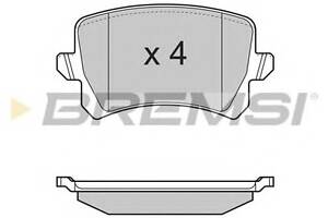 Гальмівні колодки зад. Passat 05-/Sharan 10-/Tiguan 07-