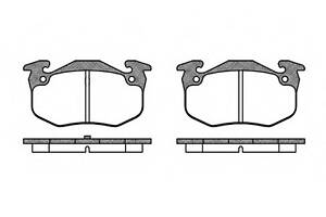Гальмівні колодки зад. Peugeot 206 99-/Renault Megane I 96-03