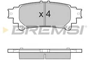 тормозные колодки зад. Prius/Lexus GS/IS 09- (Akebono)