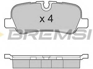 Гальмівні колодки зад. Range Rover 02-13 (TRW) BREMSI BP3207 на LAND ROVER LR3 III (TAA)