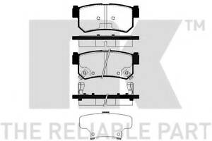 Гальмівні колодки зад. Ssang Yong 2.0XDi 06-/Korando 2.3D/Rexton 05-