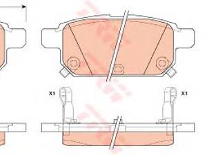 Гальмівні колодки зад. Suzuki Vitara III 15-/SX4 13-/Swift 10-