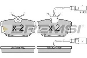 Тормозные колодки зад. T4 98-03 (Lucas) (51x94,9) с датчиком