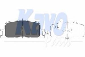 Гальмівні колодки зад. Toyota Camry 01-06 (akebono) (93x35x15,8)