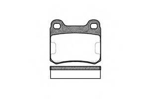 Гальмівні колодки зад. W124/201/202 (ATE)
