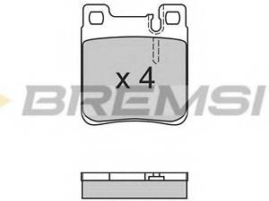 Гальмівні колодки зад. W140210 BREMSI BP2653 на MERCEDES-BENZ E-CLASS седан (W124)