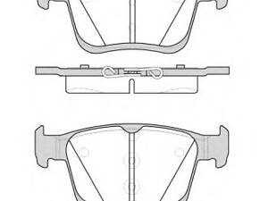 Тормозные колодки зад.VW Golf VII/Audi A3 1.2-2.0 12-