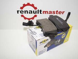 Тормозные колодки задние Renault Master (Movano) 2011-, 142001 ICER