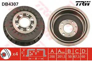 Гальмівний барабан VAZ TRW DB4307 на LADA RIVA (2105)