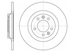 Гальмівний диск (задній) CITROËN C5/PEUGEOT 407/508/607/RCZ 1.6-3.0 04-