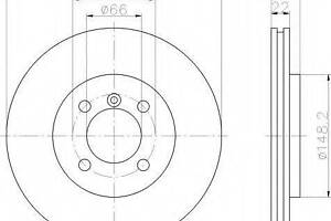 Тормозной диск BMW 316 BMW 318 BMW 325 FEBI BILSTEIN 4059 на BMW 3 седан (E30)