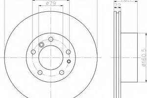 Тормозной диск BMW 525 BMW 520 BMW 730 FEBI BILSTEIN 4438