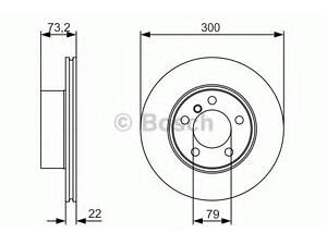 Гальмівний диск BOSCH 0986479A18 на BMW 4 Gran Coupe (F36)